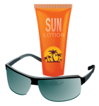 Sunscreen and Sunglasses